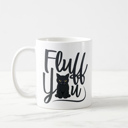 Fluff, Cat Spaß Kaffeetasse (Links)
