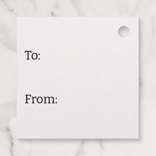 Fluff Geschenkanhänger (Rückseite)