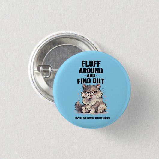 Fluff herumtollen und herausfinden Perimenopause-C Button (Vorne & Hinten)