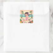 Fluff Hula Lulu Scene Sticker Set (Tasche)