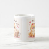 Fluff, Liebe & Lattes Kaffeetasse (Mittel)