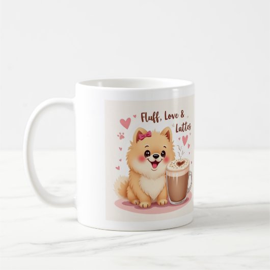 Fluff, Liebe & Lattes Kaffeetasse (Links)