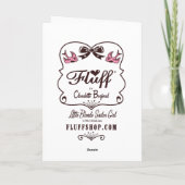 Fluff Little Blonde Sailor Girl Card Karte (Rückseite)