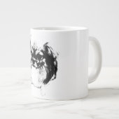 Fluff mit Ansichten Jumbo-Tasse (Vorderseite Rechts)