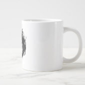 Fluff mit Ansichten Jumbo-Tasse (Rechts)