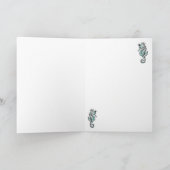 Fluff Molly Mermaid Card - rosa Karte (Innenseite)