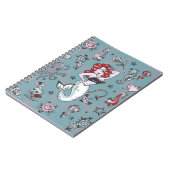 Fluff Molly Mermaid Notebook Notizblock (Linke Seite)
