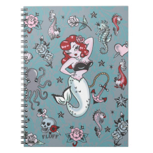 Fluff Molly Mermaid Notebook Notizblock