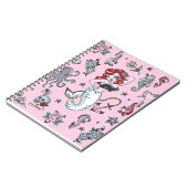 Fluff Molly Mermaid Notebook pink Notizblock (Linke Seite)