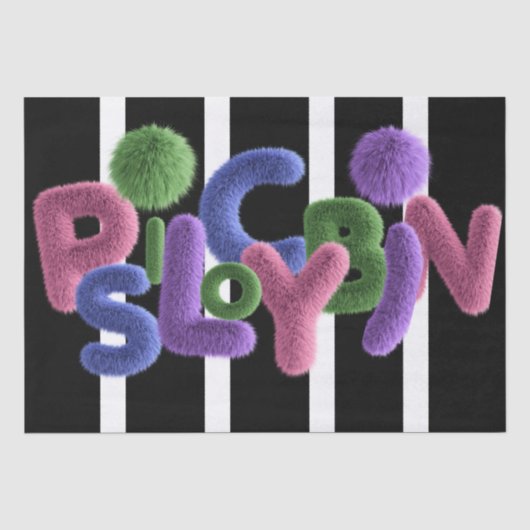 Fluff Psilocybin Tissue Papper Seidenpapier (Vorderseite)
