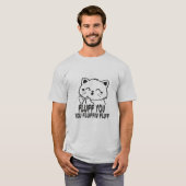 Fluff Sie Fluffin Fluff, Funny Cat Lover T-Shirt (Vorne ganz)