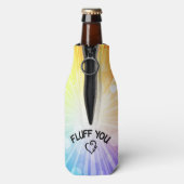Fluff Sie Fluffin Fluff Kitty Cat Flaschenkühler (Flasche Rückseite)