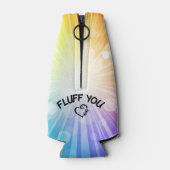 Fluff Sie Fluffin Fluff Kitty Cat Flaschenkühler (Rückseite)