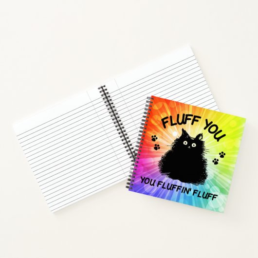 Fluff Sie Fluffin Fluff Kitty Cat Notizblock (Innenseite)
