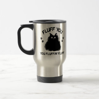 Fluff Sie Fluffin Fluff Kitty Cat Reisebecher