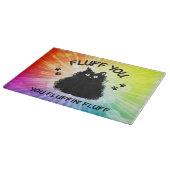 Fluff Sie Fluffin Fluff Kitty Cat Schneidebrett (Ecke)