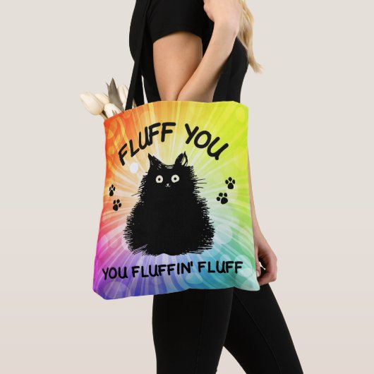 Fluff Sie Fluffin Fluff Kitty Cat Tasche (Von Nahem)