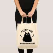 Fluff Sie Fluffin Fluff Kitty Cat Tragetasche (Vorderseite (Produkt))