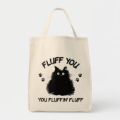 Fluff Sie Fluffin Fluff Kitty Cat Tragetasche (Vorne)