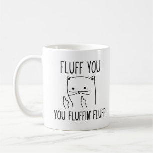 FLUFF SIE LUSTIGE CAT-KAFFEE-TASSE KAFFEETASSE
