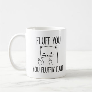 FLUFF SIE LUSTIGE CAT-KAFFEE-TASSE KAFFEETASSE