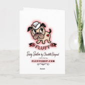 Fluff Suzy Sailor Portrait Card Karte (Rückseite)