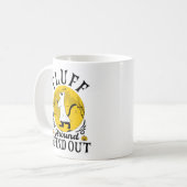 Fluff um und finden heraus, Beängstigendes Katzen  Kaffeetasse (Vorderseite Links)