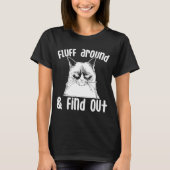 Fluff umher und erkunden erwachsenen Humor T-Shirt (Vorderseite)