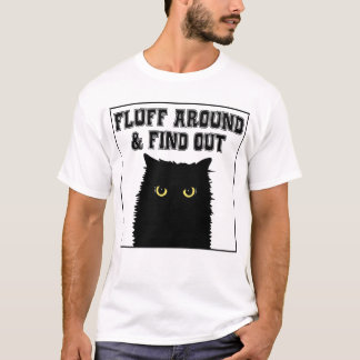 Fluff umher und erleben Sie die lustige Katze Love T-Shirt