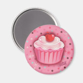 FluffCakes Magnet Pink (Vorderseite/Rückseite)
