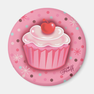 FluffCakes Magnet Pink