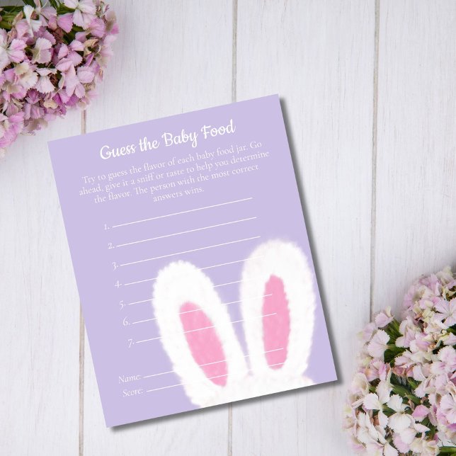 Fluffe Babydusche Raten Sie das Baby Food Game (Von Creator hochgeladen)