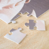 Fluffe, rosa und weiße Welpe Puzzle (Seite)