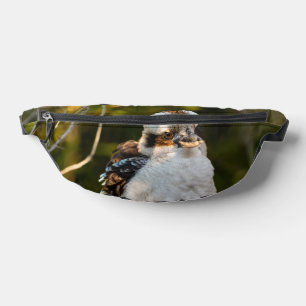 Fluffed up lacht kookaburra bauchtasche