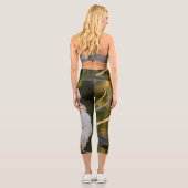 Fluffed up lacht kookaburra capri leggings (Rückseite)