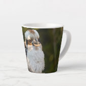 Fluffed up lacht kookaburra milchtasse (Rechte Ecke)