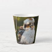 Fluffed up lacht kookaburra milchtasse (Vorderseite)