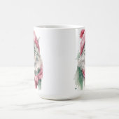 FLUFFEN WINTERKATZE GRÜN & BLUE HAT SCARF KAFFEETASSE (Mittel)