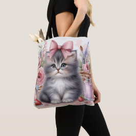 FLÜFFENKÜCHE MIT BLUME UND EINEN KLEINEN KLEIN TASCHE