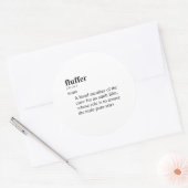 FLUFFER RUNDER AUFKLEBER (Umschlag)