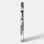 Fluffes Rosa und weiße Welpenkinder Individuelle N Case-Mate iPhone Hülle (Rückseite / Links)