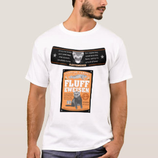 fluffeweisen Aufkleber T-Shirt