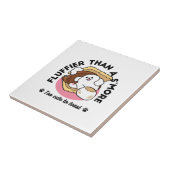 Fluffier als a S’more - Niedlicher Hund und Desser Fliese (Seite)