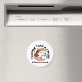 Fluffier als a S’more - Niedlicher Hund und Desser Magnet (In Situ (Geschirrspüler))