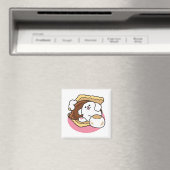 Fluffier als a S’more - Niedlicher Hund und Desser Magnet (In Situ (Geschirrspüler))