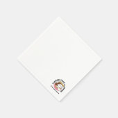 Fluffier als a S’more - Niedlicher Hund und Desser Serviette (Ecke)