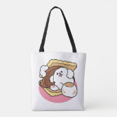 Fluffier als a S’more - Niedlicher Hund und Desser Tasche (Rückseite)