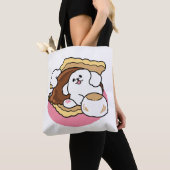 Fluffier als a S’more - Niedlicher Hund und Desser Tasche (Von Nahem)
