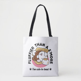 Fluffier als a S’more - Niedlicher Hund und Desser Tasche
