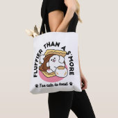 Fluffier als a S’more - Niedlicher Hund und Desser Tasche (Von Nahem)